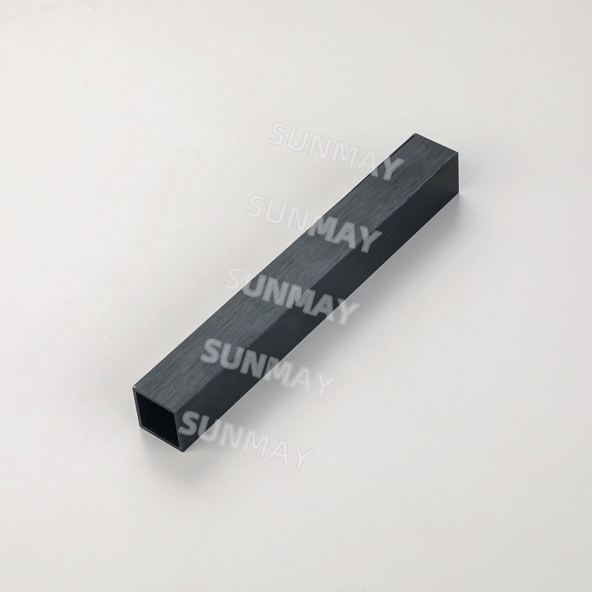 Black Stained Anodized Aluminum Tube