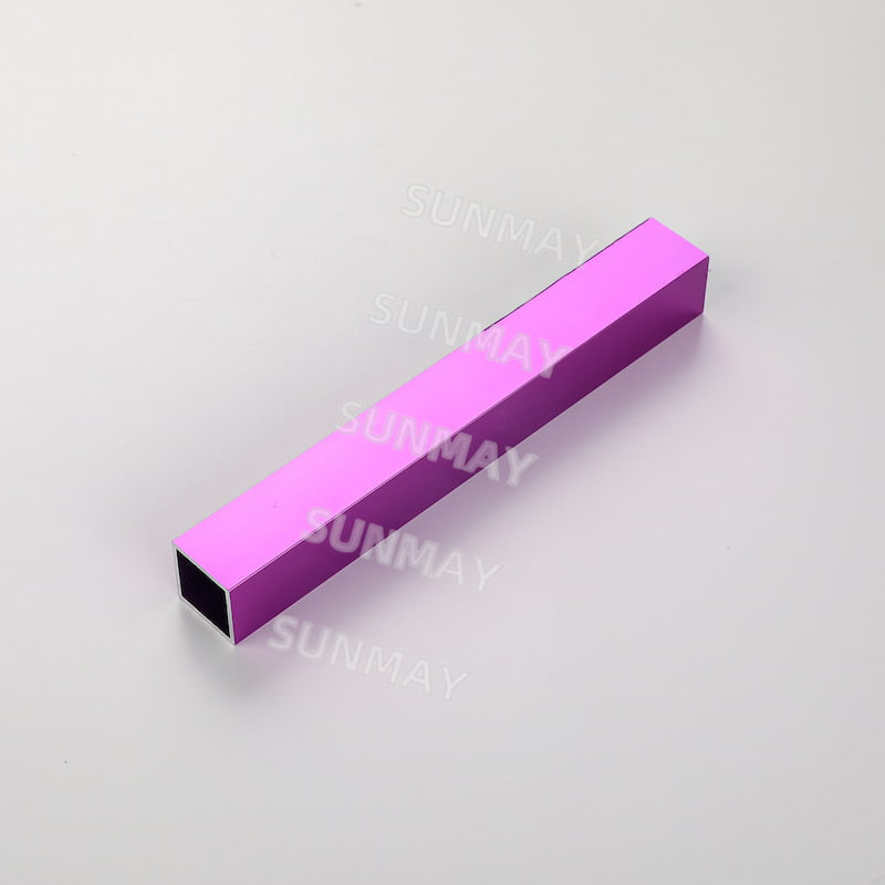 Purple Anodized Extrusion Aluminum Profiles