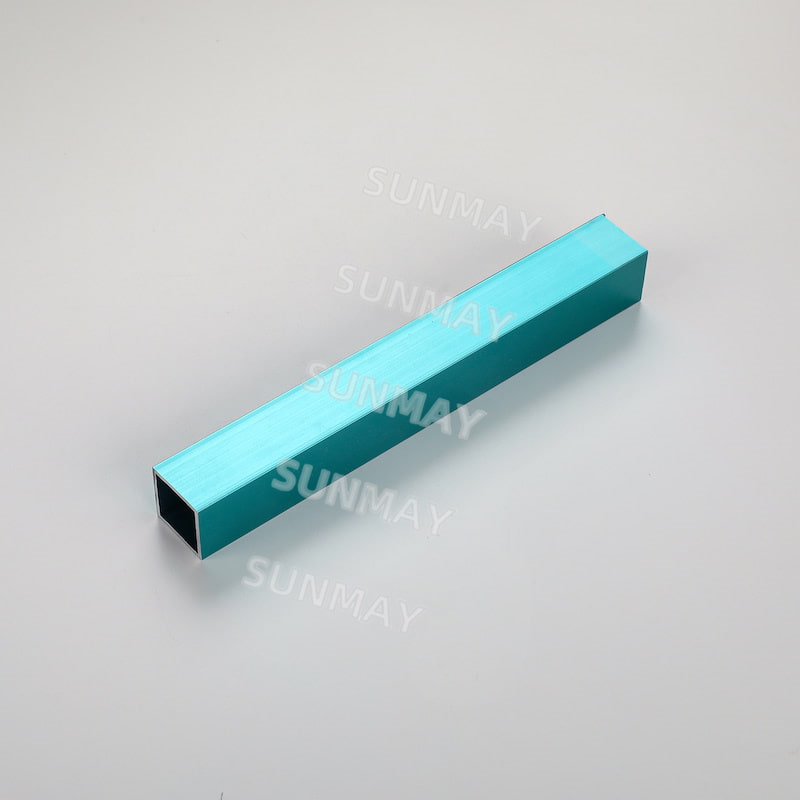 Blue Colored Aluminum Profile Extrusion